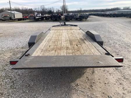 Used 2021 Diamond C Trailers 82X22 TANDEM 20K TILT W/ 6' STATIONARY DECK, 16' TILT DECK & LARGE TOOLBOX