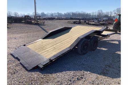 New 2026 MAXX-D 102X22 TANDEM 17.5K TILT W/ 6' STATIONARY DECK, 16' TILT DECK, DRIVE OVER FENDERS & 16 PLY TIRES