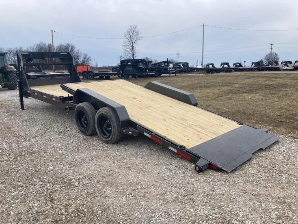 New 2026 MAXX-D 83X26 TANDEM GN TILT W/ 16' TILT DECK, 10' STATIONARY & 16 PLY TIRES