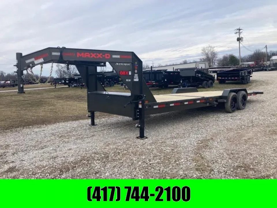 New 2026 MAXX-D 83X26 TANDEM GN TILT W/ 16' TILT DECK, 10' STATIONARY & 16 PLY TIRES