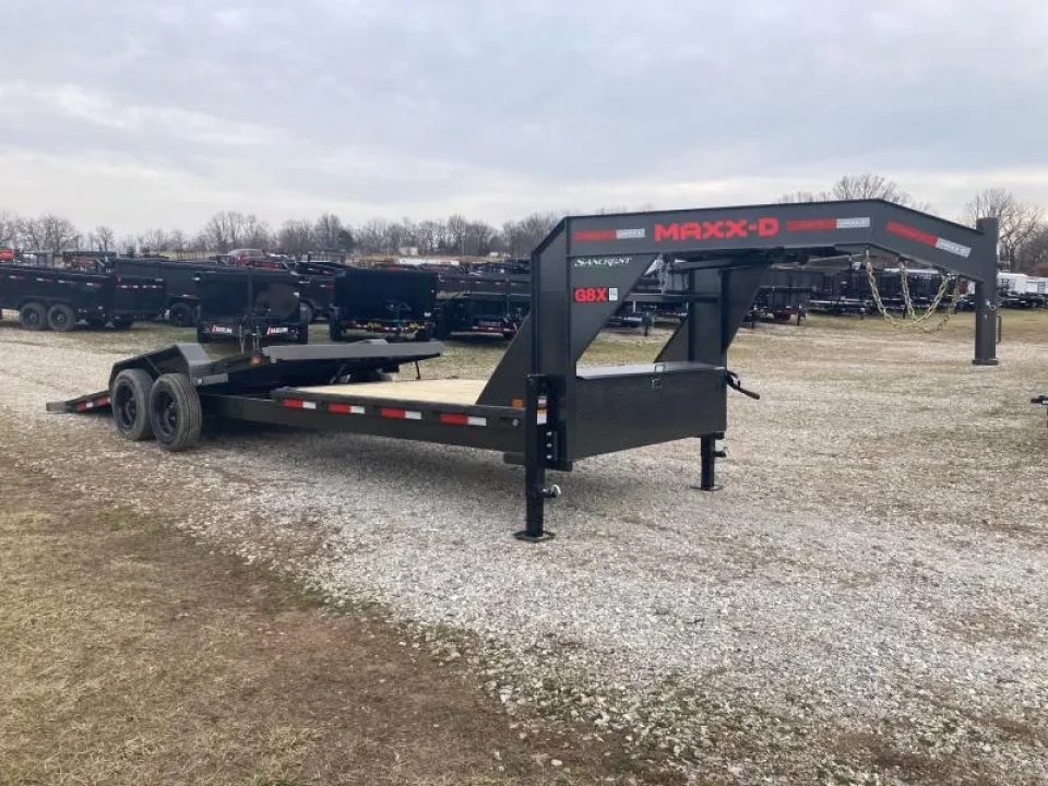 New 2026 MAXX-D 83X26 TANDEM GN TILT W/ 16' TILT DECK, 10' STATIONARY & 16 PLY TIRES