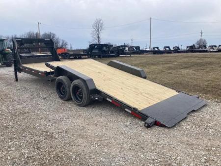 New 2026 MAXX-D 83X26 TANDEM GN TILT W/ 16' TILT DECK, 10' STATIONARY & 16 PLY TIRES