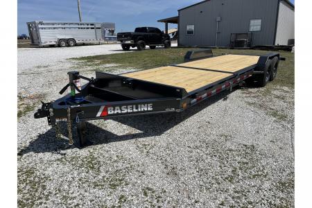 New 2026 Baseline 82x24 TANDEM 16K TILT W/ 8' STATIONARY DECK, 16' TILT DECK & 14 PLY TIRES