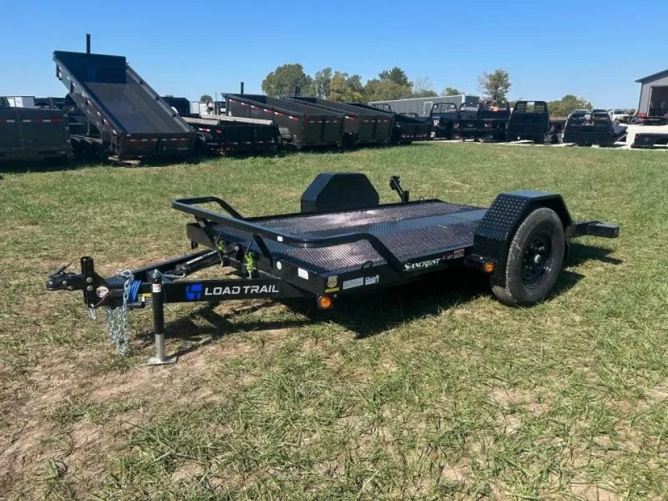 New 2026 Load Trail 77x12 7K Scissor Hauler Tilt w/ Steel Floor & Expanded Metal Cleats