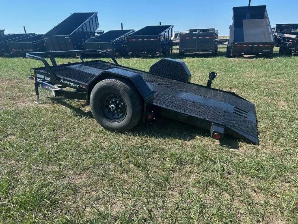 New 2026 Load Trail 77x12 7K Scissor Hauler Tilt w/ Steel Floor & Expanded Metal Cleats