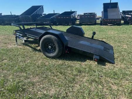 New 2026 Load Trail 77x12 7K Scissor Hauler Tilt w/ Steel Floor & Expanded Metal Cleats