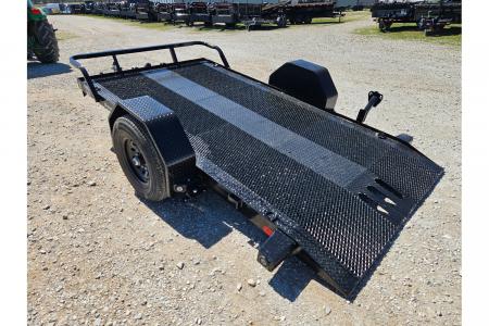 New 2026 Load Trail 77X12 SINGLE 7K SCISSOR HAULER W/STEEL TRACTION TILT DECK & ASSIST CYLINDER