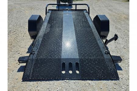New 2026 Load Trail 77X12 SINGLE 7K SCISSOR HAULER W/STEEL TRACTION TILT DECK & ASSIST CYLINDER
