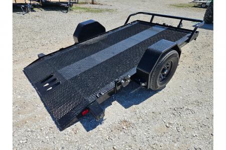 New 2026 Load Trail 77X12 SINGLE 7K SCISSOR HAULER W/STEEL TRACTION TILT DECK & ASSIST CYLINDER