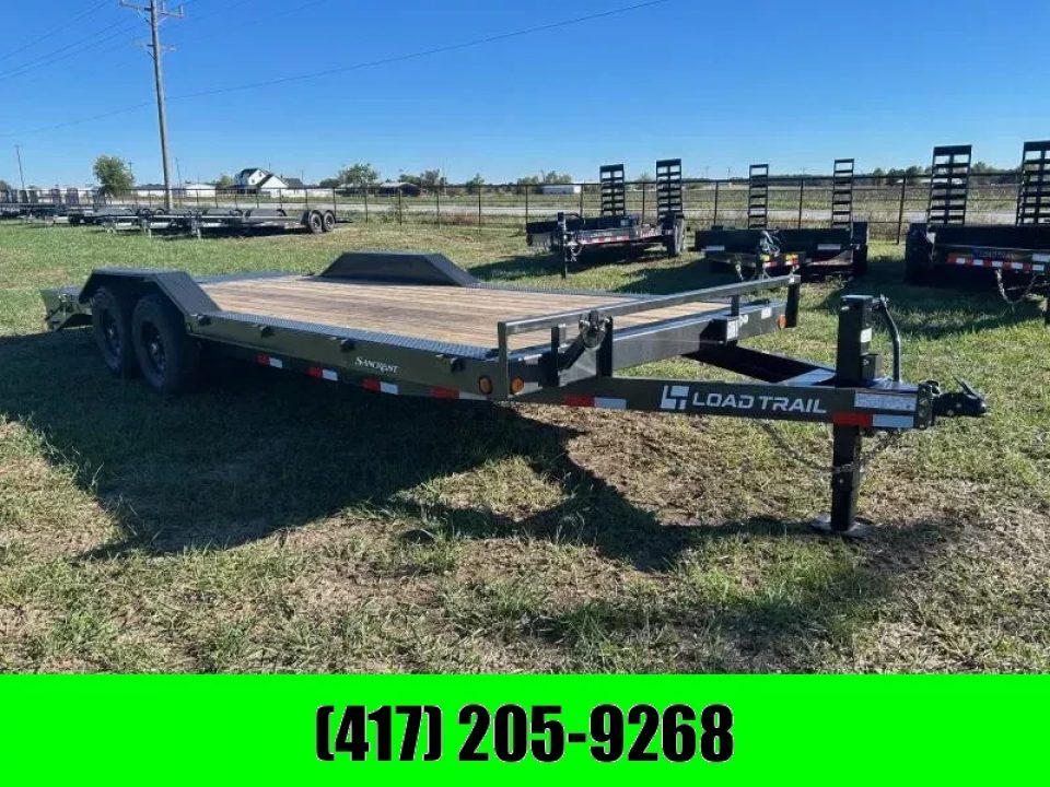 New 2026 Load Trail 102x22 Tandem 14K Equipment Trailer w/ Max Ramps & Drive Over Fenders
