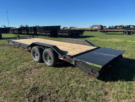New 2026 Load Trail 102x22 Tandem 14K Equipment Trailer w/ Max Ramps & Drive Over Fenders