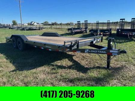 New 2026 Load Trail 102x22 Tandem 14K Equipment Trailer w/ Max Ramps & Drive Over Fenders