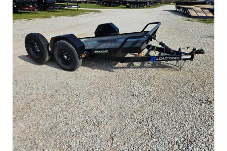 Used 2025 Load Trail 77X12 SINGLE 7K GRAVITY TILT W/STEEL TRACTION DECK CONTROL VALVE & SPARE