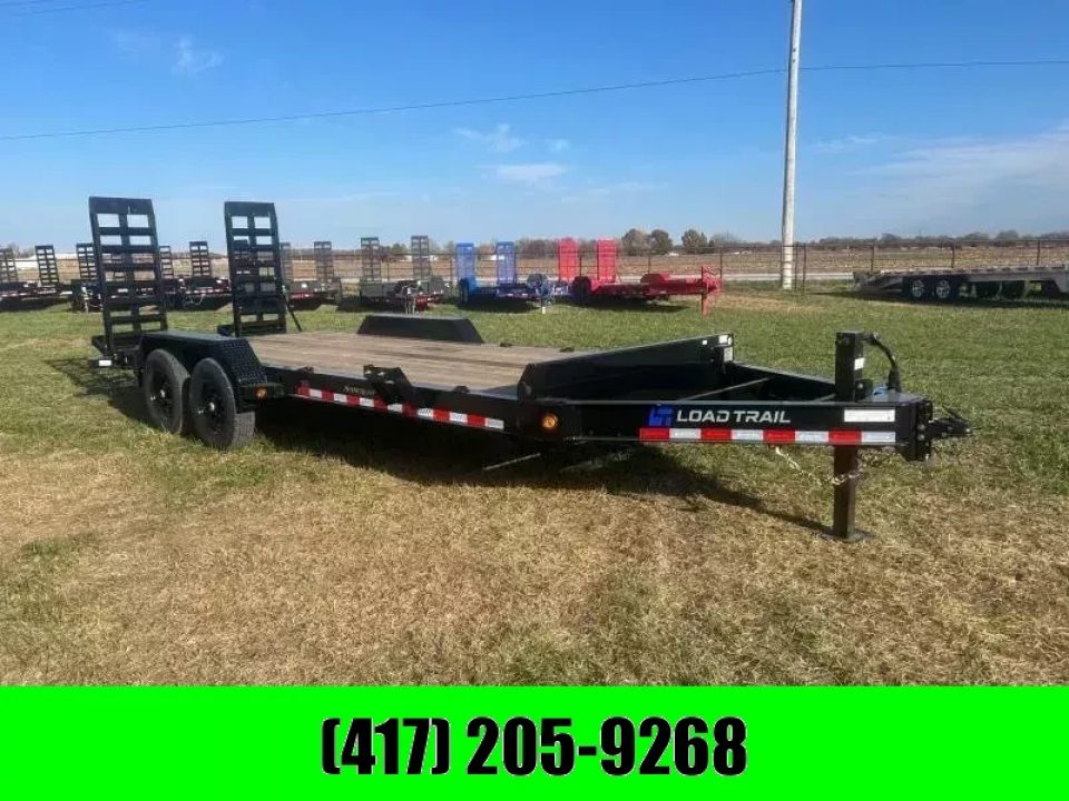 New 2026 Load Trail 83x20 Tandem 14K Equipment Trailer w/ 2' Dove & Standup Ramps