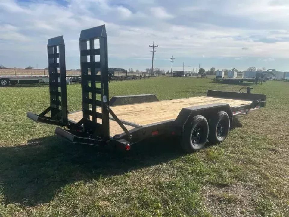 New 2026 Load Trail 83x20 Tandem 14K Equipment Trailer w/ 2' Dove & Standup Ramps