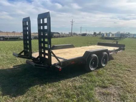 New 2026 Load Trail 83x20 Tandem 14K Equipment Trailer w/ 2' Dove & Standup Ramps