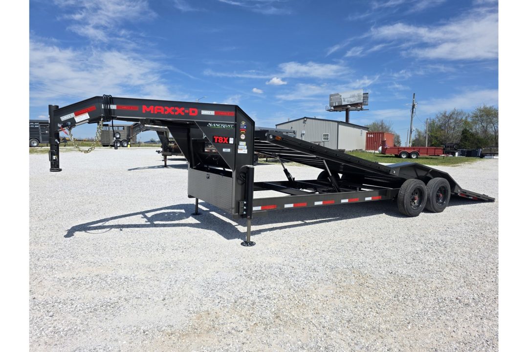 New 2026 MAXX-D 102x24 TANDEM 18K GN FULL TILT W/ DRIVE OVER FENDERS, WINCH PLATE & WIRELESS REMOTE