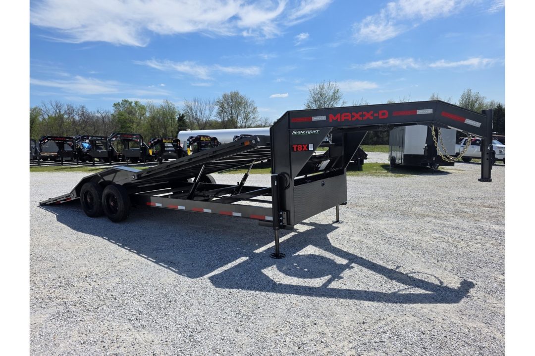 New 2026 MAXX-D 102x24 TANDEM 18K GN FULL TILT W/ DRIVE OVER FENDERS, WINCH PLATE & WIRELESS REMOTE