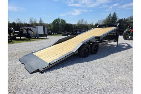 New 2026 MAXX-D 102x24 TANDEM 18K GN FULL TILT W/ DRIVE OVER FENDERS, WINCH PLATE & WIRELESS REMOTE