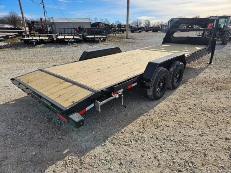 New 2026 Load Trail 83X24 TANDEM 14K EQUIPMENT HAULER W/2' DOVE & SLIDEOUT RAMPS