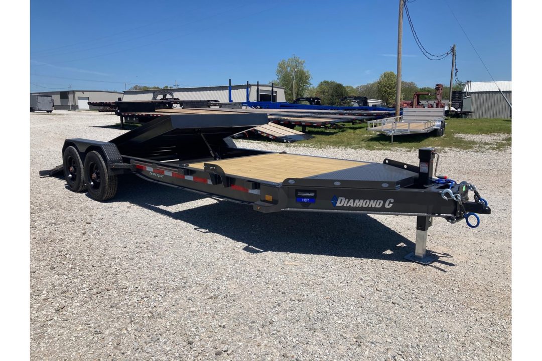 New 2026 Diamond C Trailers 82X22 TANDEM 20K TILT W/ 6' STATIONARY DECK, 16' TILT DECK & LARGE TOOL BOX