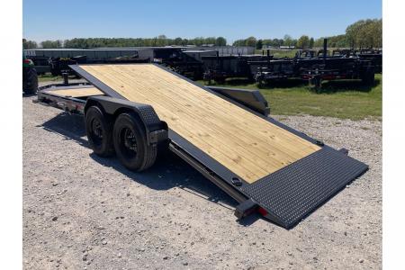 New 2026 Diamond C Trailers 82X22 TANDEM 20K TILT W/ 6' STATIONARY DECK, 16' TILT DECK & LARGE TOOL BOX