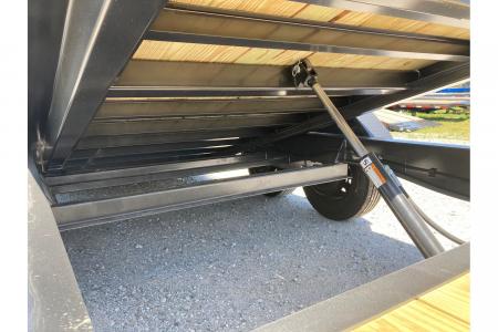 New 2026 Diamond C Trailers 82X22 TANDEM 20K TILT W/ 6' STATIONARY DECK, 16' TILT DECK & LARGE TOOL BOX