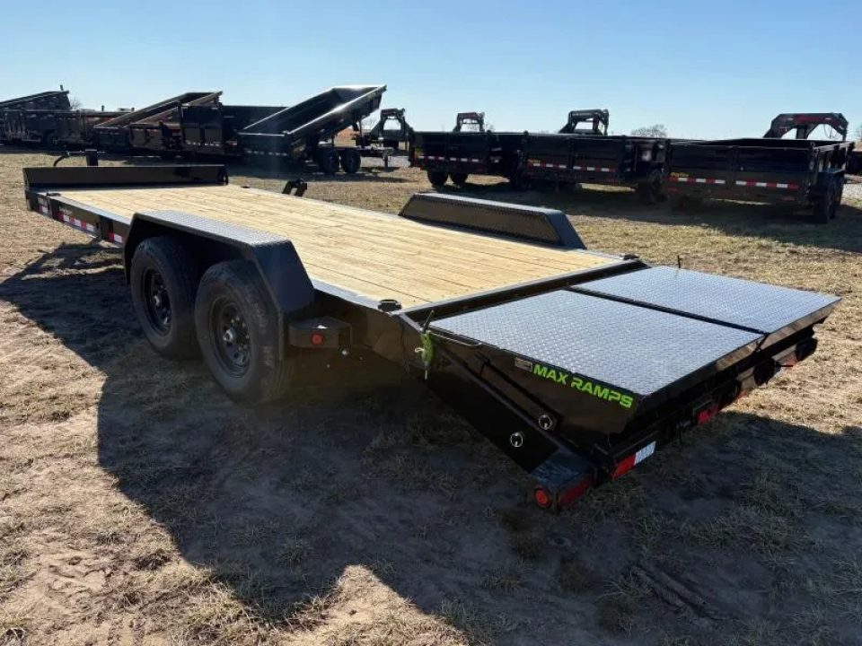 New 2026 Load Trail 83x22 Tandem 14K Equipment Trailer W/ Max Ramps