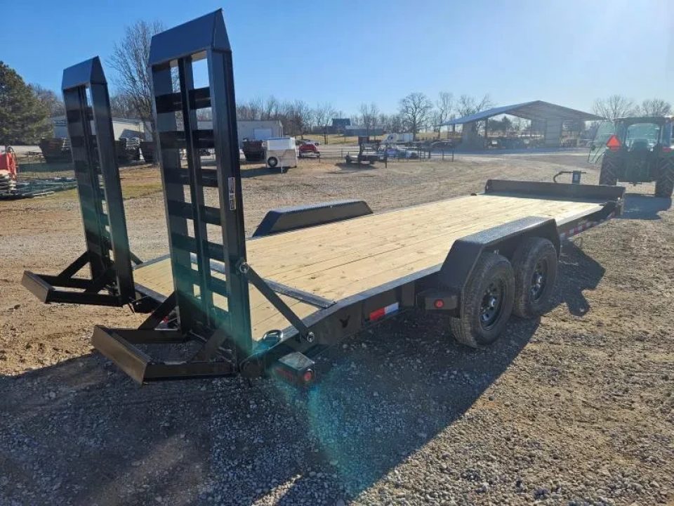 New 2026 Load Trail 83x22 TANDEM 14K EQUIPMENT HAULER W/8" I-BEAM FRAME TOOL TRAY & WIDE STANDUPS