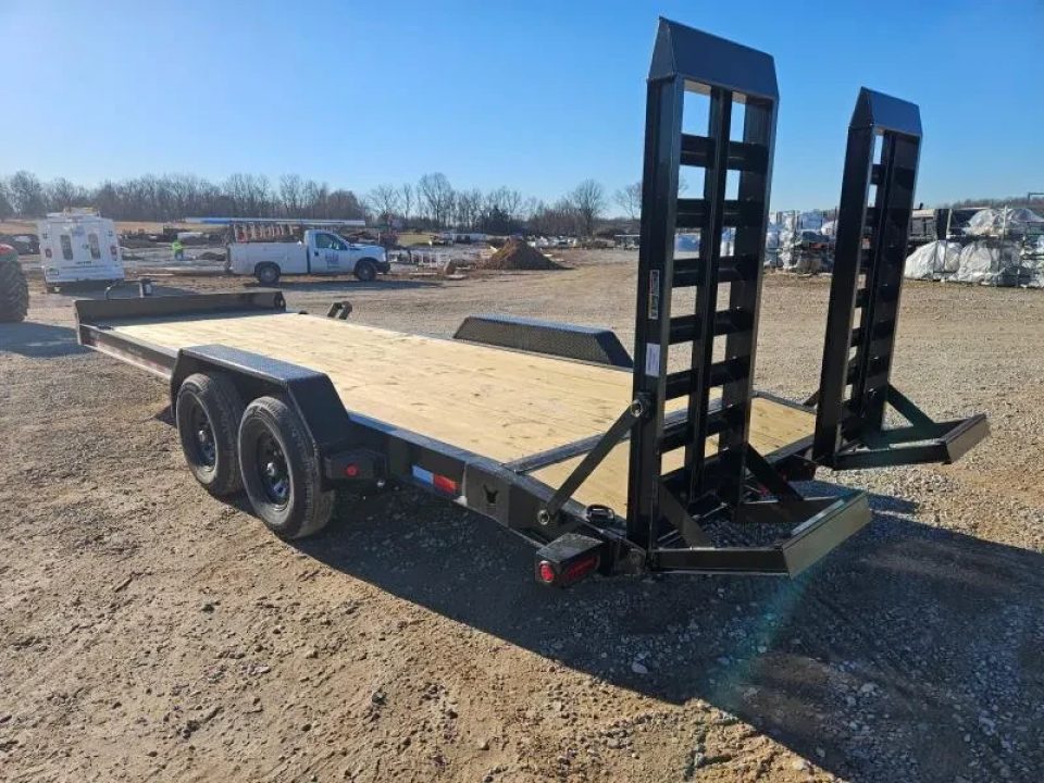 New 2026 Load Trail 83x22 TANDEM 14K EQUIPMENT HAULER W/8" I-BEAM FRAME TOOL TRAY & WIDE STANDUPS