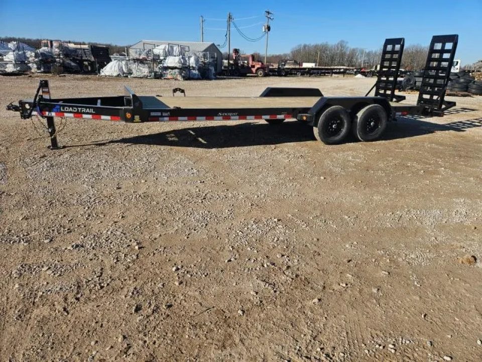 New 2026 Load Trail 83x22 TANDEM 14K EQUIPMENT HAULER W/8" I-BEAM FRAME TOOL TRAY & WIDE STANDUPS