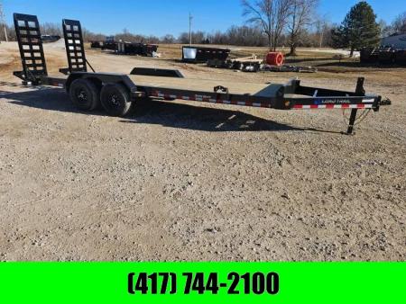 New 2026 Load Trail 83x22 TANDEM 14K EQUIPMENT HAULER W/8  I-BEAM FRAME TOOL TRAY & WIDE STANDUPS