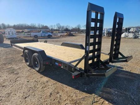 New 2026 Load Trail 83x22 TANDEM 14K EQUIPMENT HAULER W/8" I-BEAM FRAME TOOL TRAY & WIDE STANDUPS