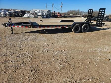 New 2026 Load Trail 83x22 TANDEM 14K EQUIPMENT HAULER W/8" I-BEAM FRAME TOOL TRAY & WIDE STANDUPS