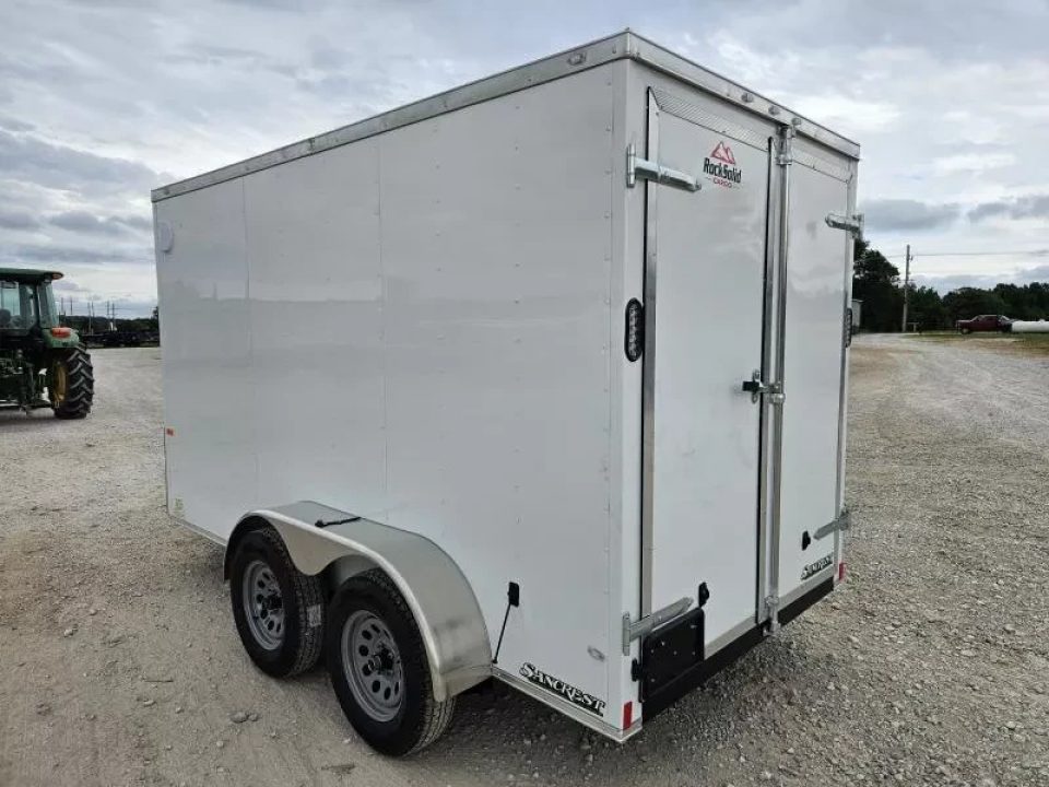 New 2026 Rock Solid Cargo 6X12 TANDEM 7K CARGO W/6'6" HEIGHT & BARN DOORS