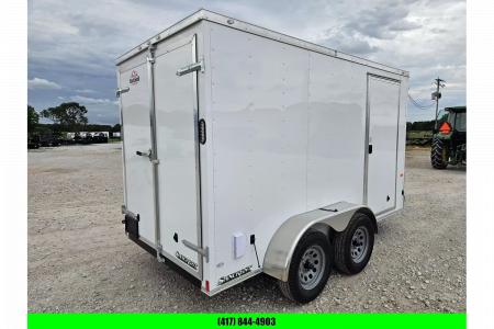 New 2026 Rock Solid Cargo 6X12 TANDEM 7K CARGO W/6'6  HEIGHT & BARN DOORS