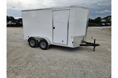 New 2026 Rock Solid Cargo 6X12 TANDEM 7K CARGO W/6'6" HEIGHT & BARN DOORS