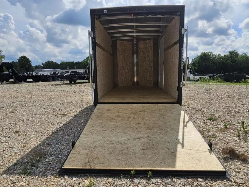 New 2025 H and H Trailer 6X10 SINGLE AXLE CARGO W/RAMP DOOR & 6FT HEIGHT
