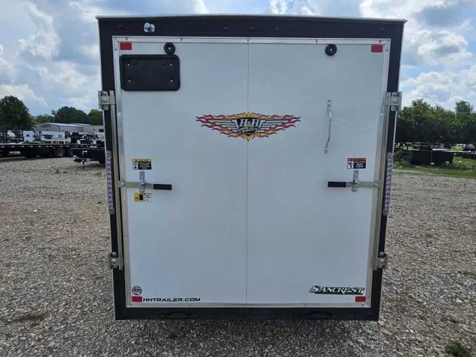 New 2025 H and H Trailer 6X10 SINGLE AXLE CARGO W/RAMP DOOR & 6FT HEIGHT