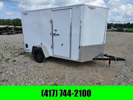 New 2025 H and H Trailer 6X10 SINGLE AXLE CARGO W/RAMP DOOR & 6FT HEIGHT