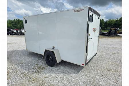 New 2025 H and H Trailer 6x12 Tandem Cargo w/ Ramp Door & 6'6 Interior Height