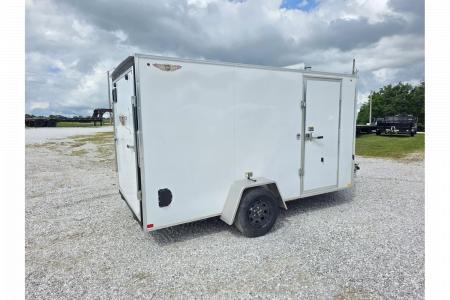 New 2025 H and H Trailer 6x12 Tandem Cargo w/ Ramp Door & 6'6 Interior Height