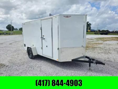 New 2025 H and H Trailer 6x12 Tandem Cargo w/ Ramp Door & 6'6 Interior Height