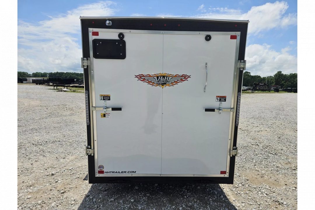 New 2025 H and H Trailer 6X10 SINGLE AXLE CARGO W/SCREWLESS EXTERIOR SIDE DOOR & REAR RAMP DOOR