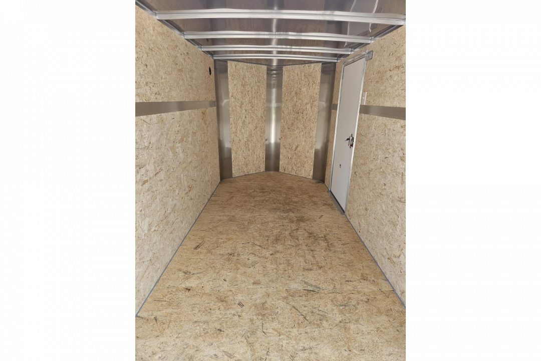 New 2025 H and H Trailer 6X10 SINGLE AXLE CARGO W/SCREWLESS EXTERIOR SIDE DOOR & REAR RAMP DOOR