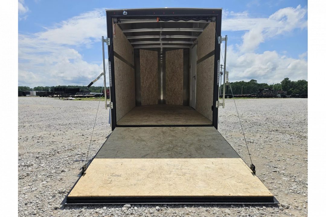 New 2025 H and H Trailer 6X10 SINGLE AXLE CARGO W/SCREWLESS EXTERIOR SIDE DOOR & REAR RAMP DOOR