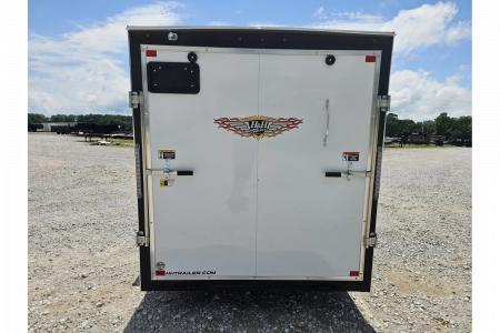 New 2025 H and H Trailer 6X10 SINGLE AXLE CARGO W/SCREWLESS EXTERIOR SIDE DOOR & REAR RAMP DOOR