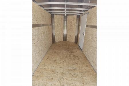 New 2025 H and H Trailer 6X10 SINGLE AXLE CARGO W/SCREWLESS EXTERIOR SIDE DOOR & REAR RAMP DOOR