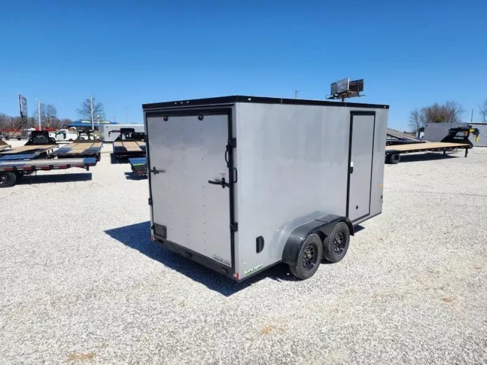 New 2026 Rock Solid Cargo 7x14 Tandem 7K Cargo w/ Ramp Door & 7' Interior Height