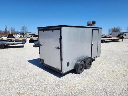 New 2026 Rock Solid Cargo 7x14 Tandem 7K Cargo w/ Ramp Door & 7' Interior Height